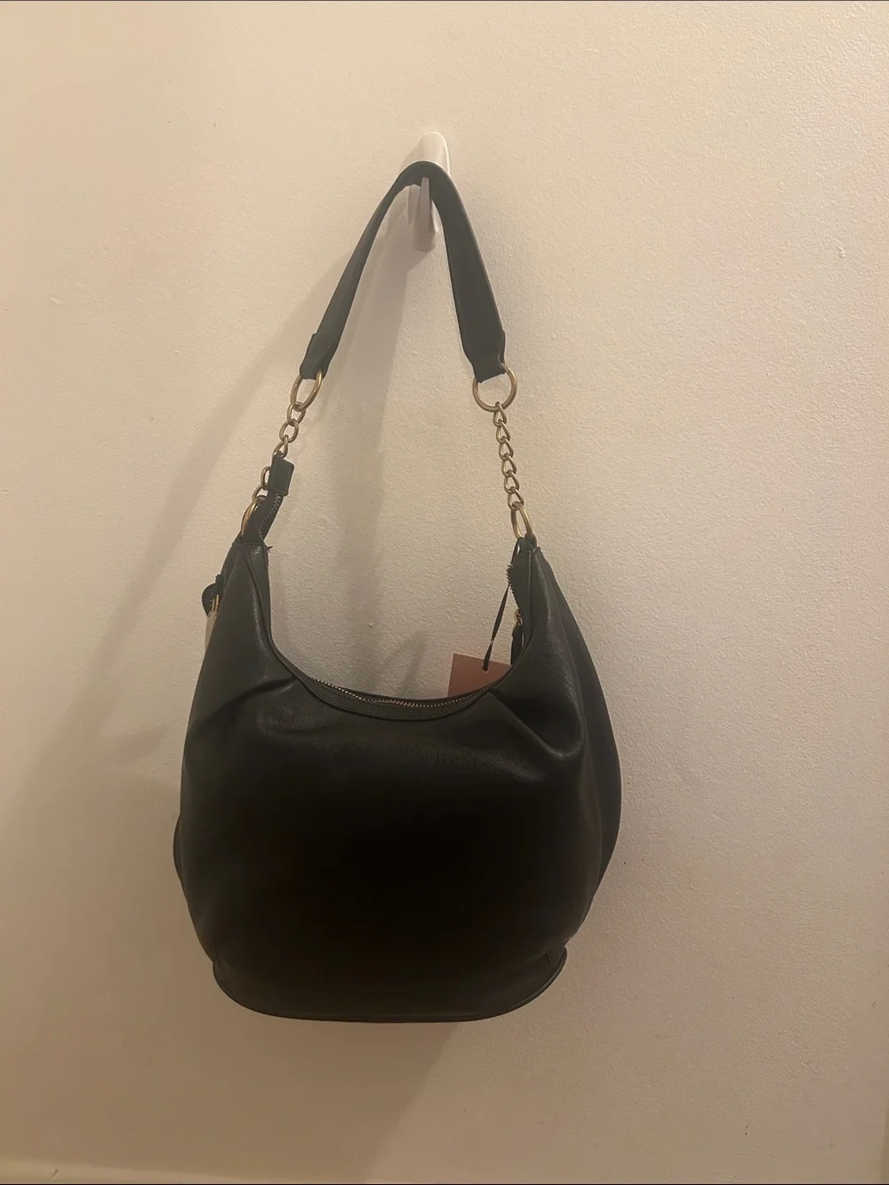 Juicy Couture Black Hobo Bag with Gold Accents